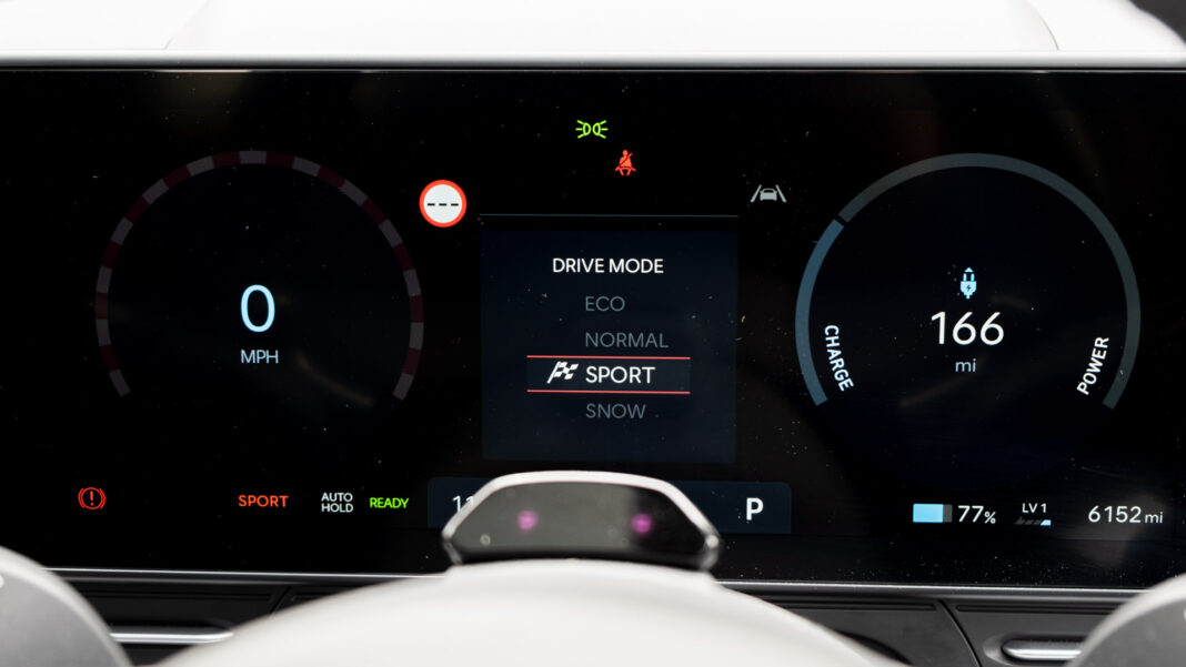 Hyundai Kona instrument cluster design