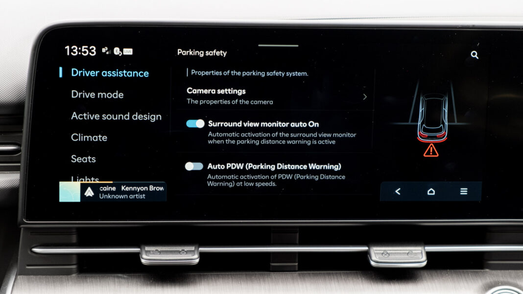 Hyundai Kona parking safety