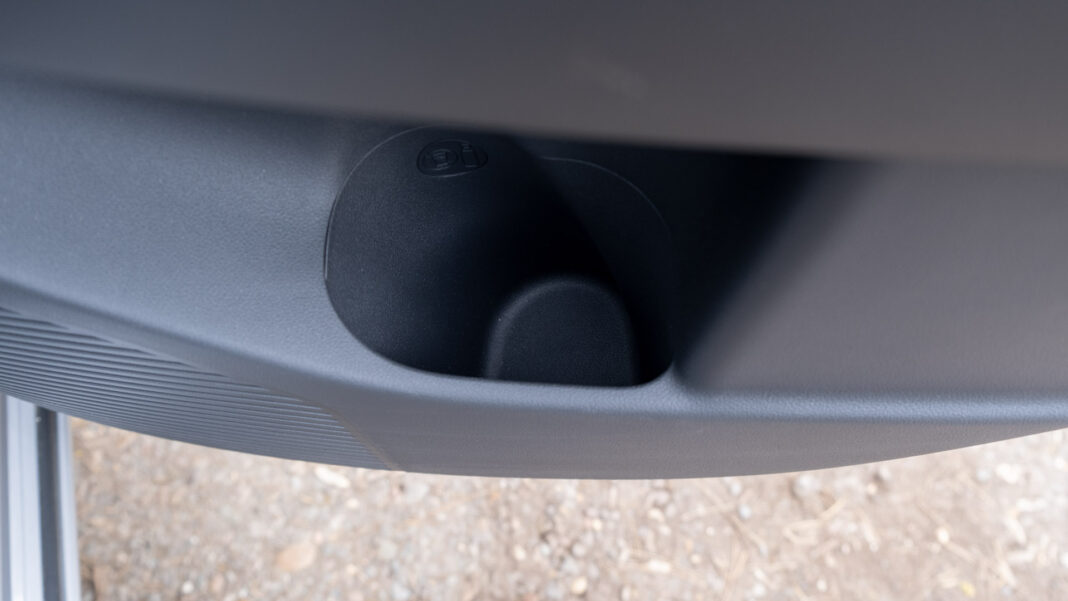 Hyundai Kona rear door bins