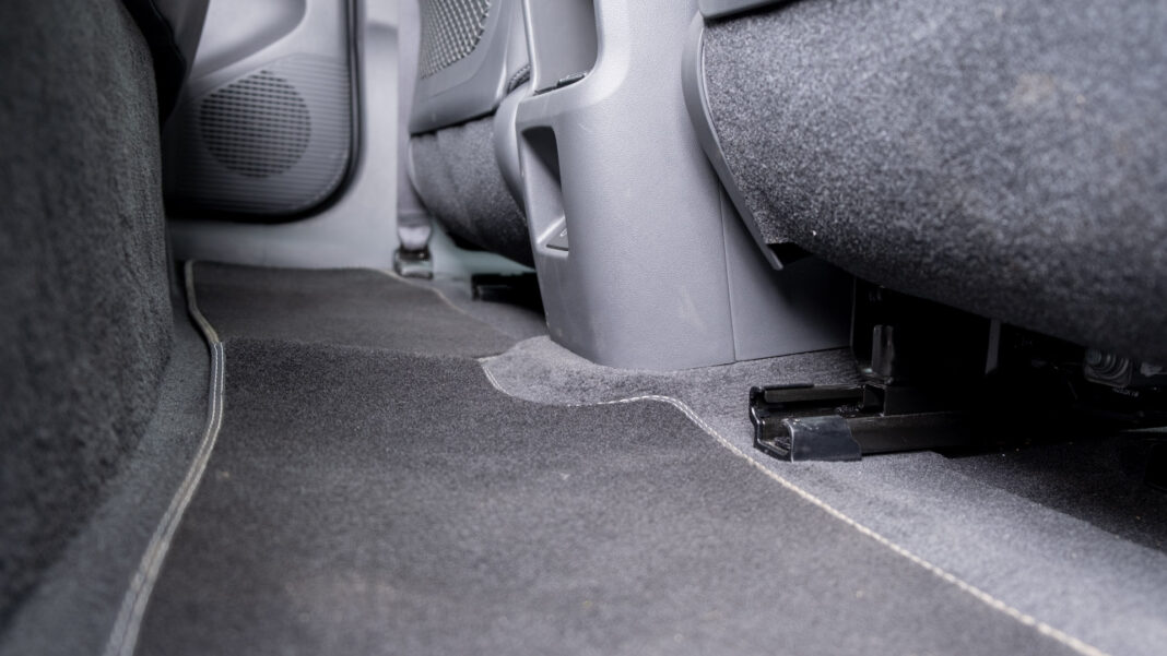 Hyundai Kona rear footwell