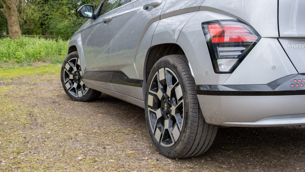 Hyundai Kona rear wheels