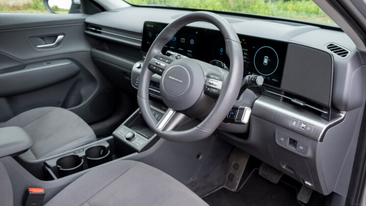 Hyundai Kona steering wheel