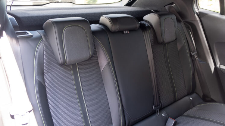 New Peugeot E-2008 rear seat