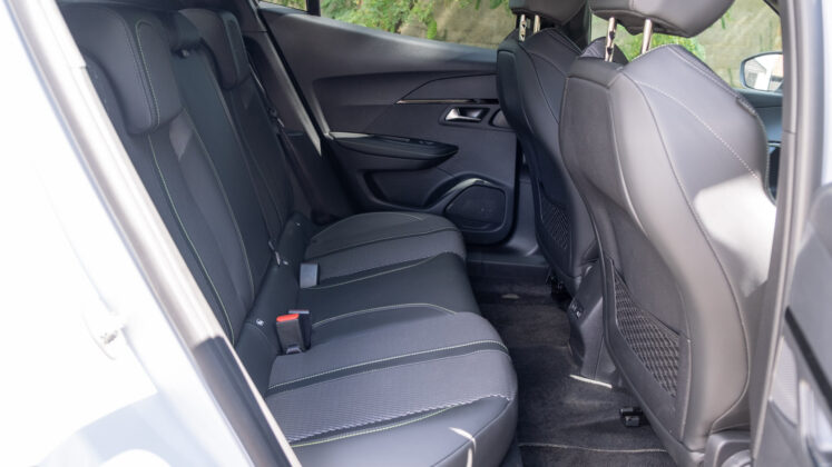 New Peugeot E-2008 rear seat comfort