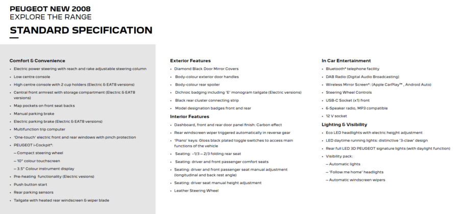 New Peugeot e-2008 specs2