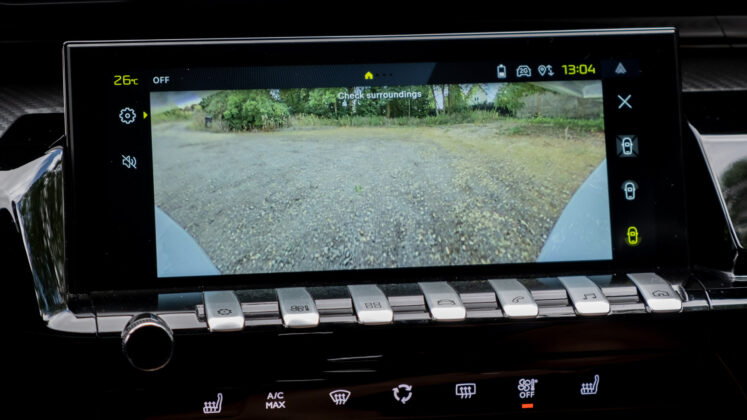 Peugeot 508 rear camera