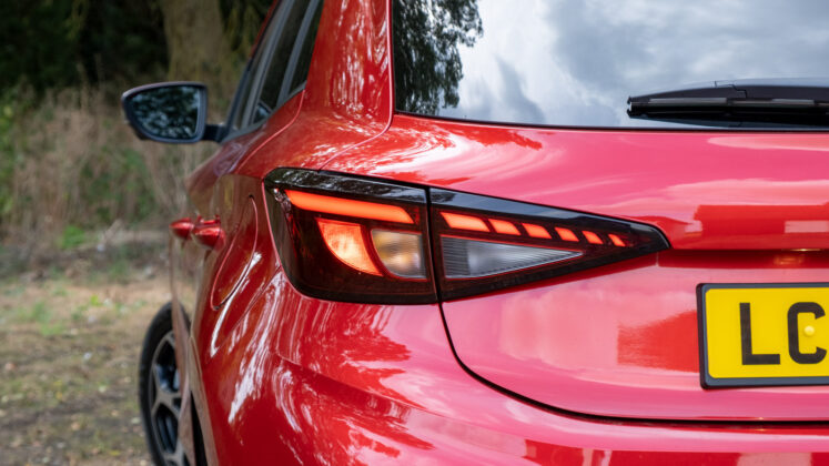 MG3 Hybrid+ taillights