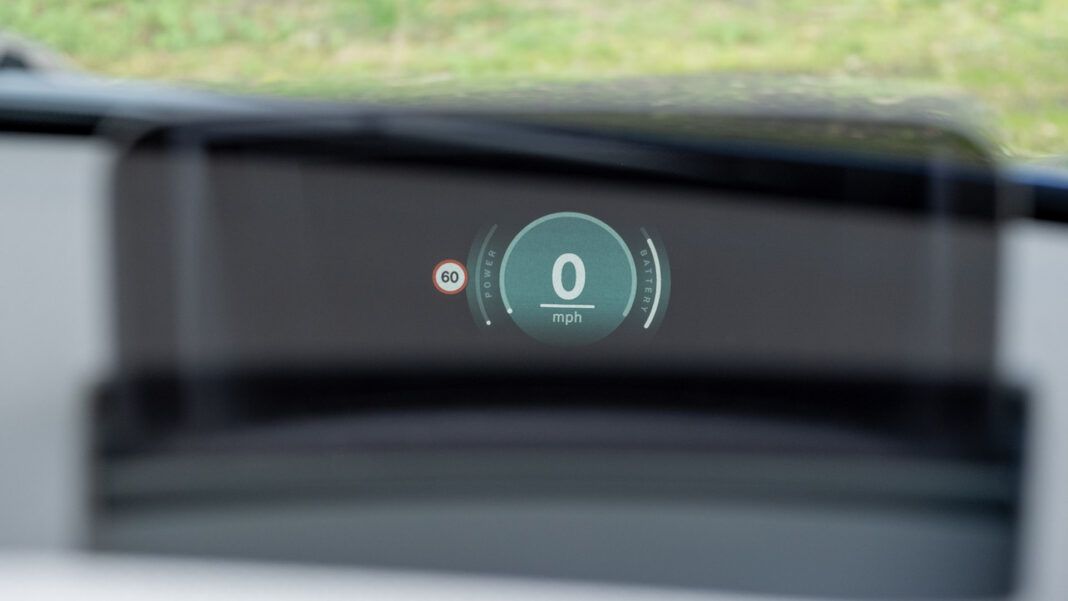 Mini Cooper Electric HUD