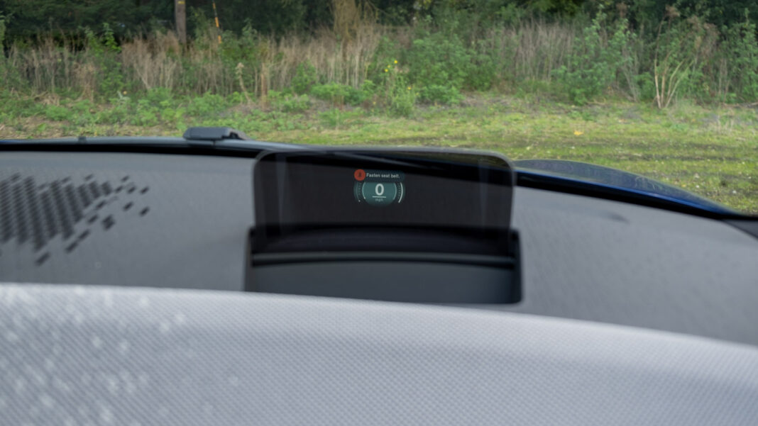 Mini Cooper Electric HUD design