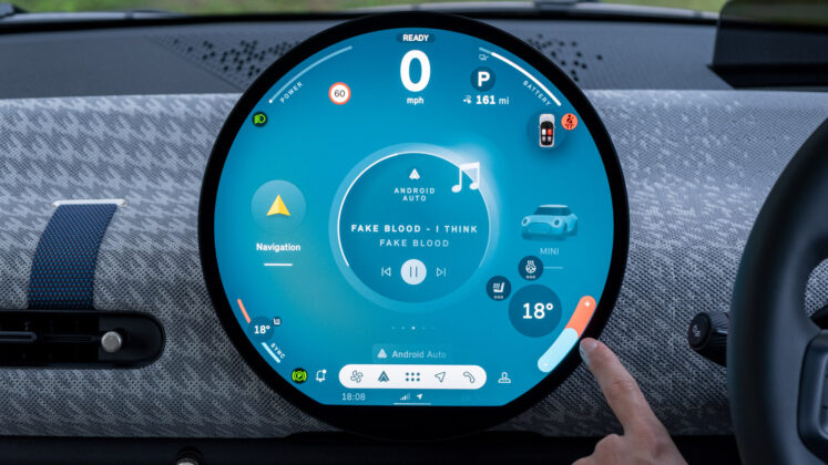 Mini Cooper Electric climate settings