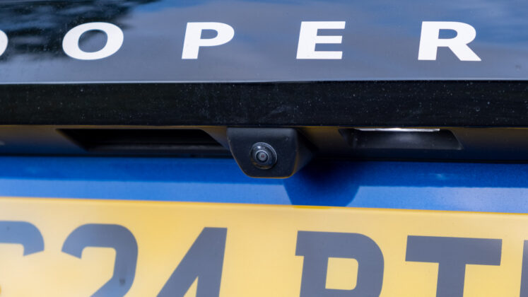 Mini Cooper Electric rear camera