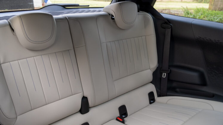 Mini Cooper Electric rear seats