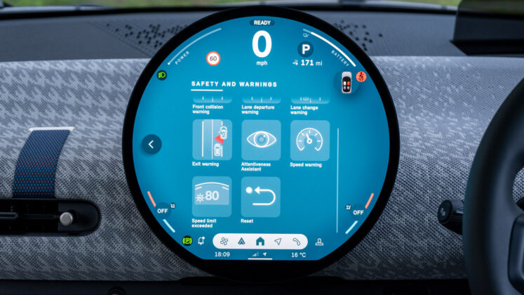 Mini Cooper Electric safety