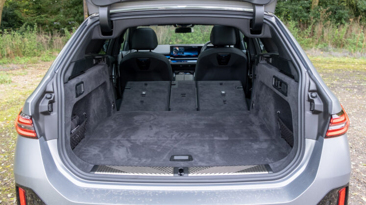 BMW i5 Touring boot space